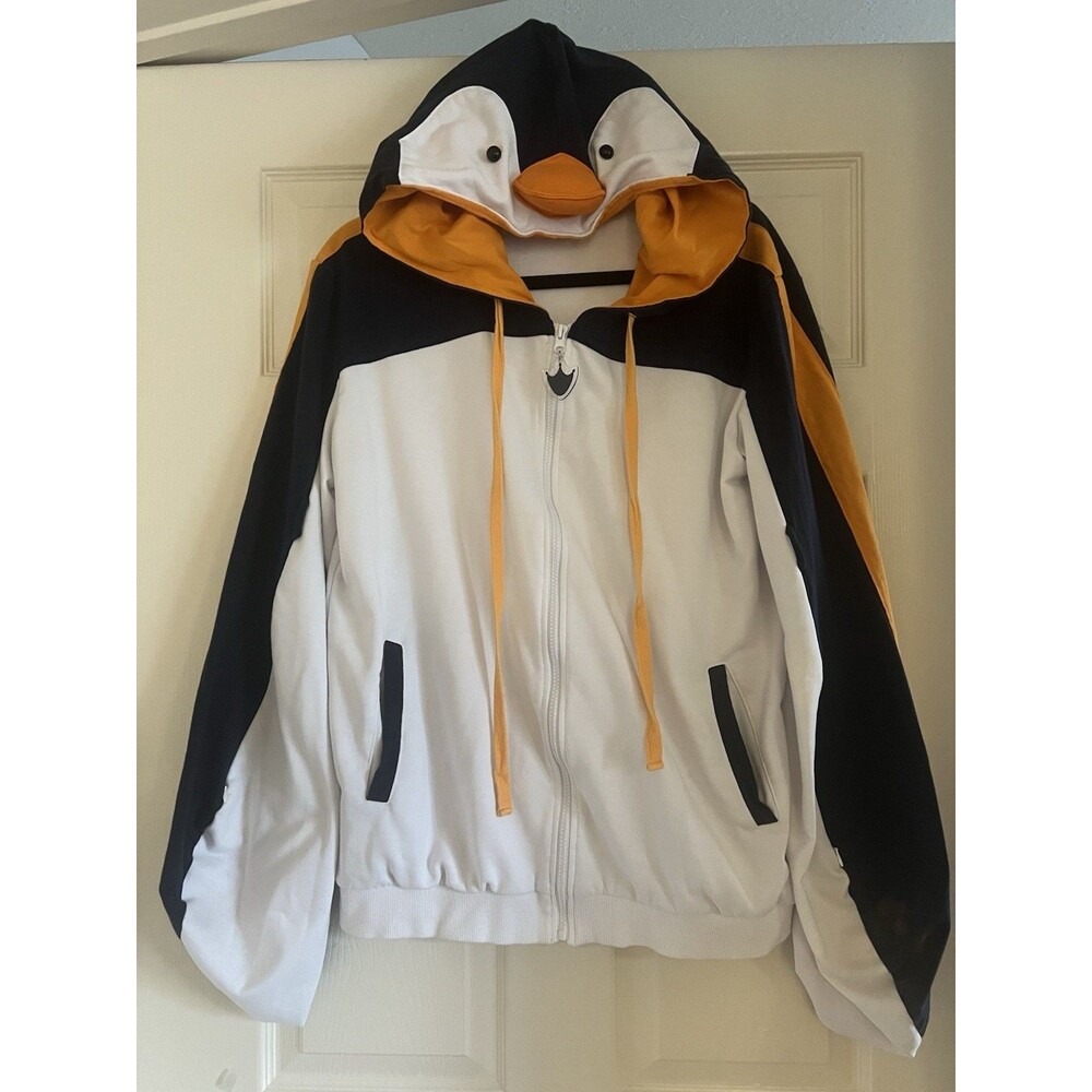 Official Nijisanji EN Petra Gurin Penguin Hoodie VTuber Cosplay Anime Jacket O/S